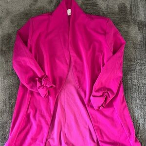 Blazer Elan Vibrant Fuchsia Layering Cardigan